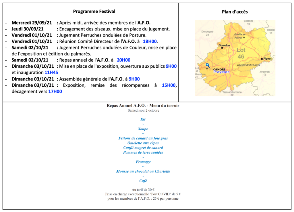 Programme Festival A.F.O. 2021