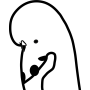 Budgie B&W head.fw Budgie B&W head.fw